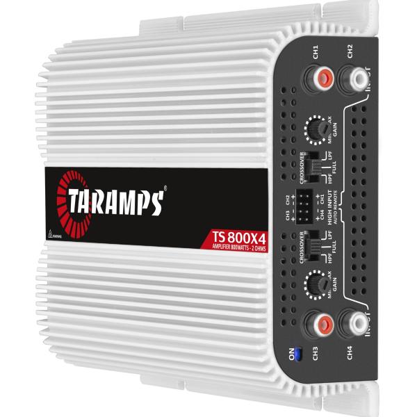 Imagem de Módulo Taramps TS800x4 2 Ohms + Cabo RCA KX3 1,5 Metros + 2 Cabos Y 2 Machos / 1 Fêmea