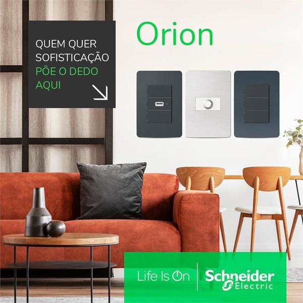 Imagem de Módulo Tomada 2 Polos + Terra 20a 250v Orion Grafite - Schneider