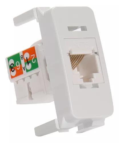 Imagem de Modulo tomada informatica rj45 cat5e br b3 - margiurus