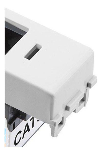 Imagem de Modulo Tomada Telefone E Internet Cat6 Rj45 Tramontina Liz