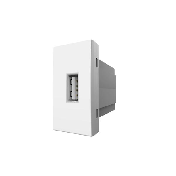 Imagem de Módulo Tomada USB 2A Branco Inova Pro 85148 Alumbra