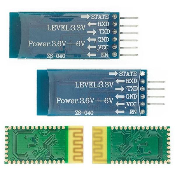 Imagem de Módulo Transceptor Bluetooth HC-05/HC-06 - Conversor Serial RS232/TTL para UART