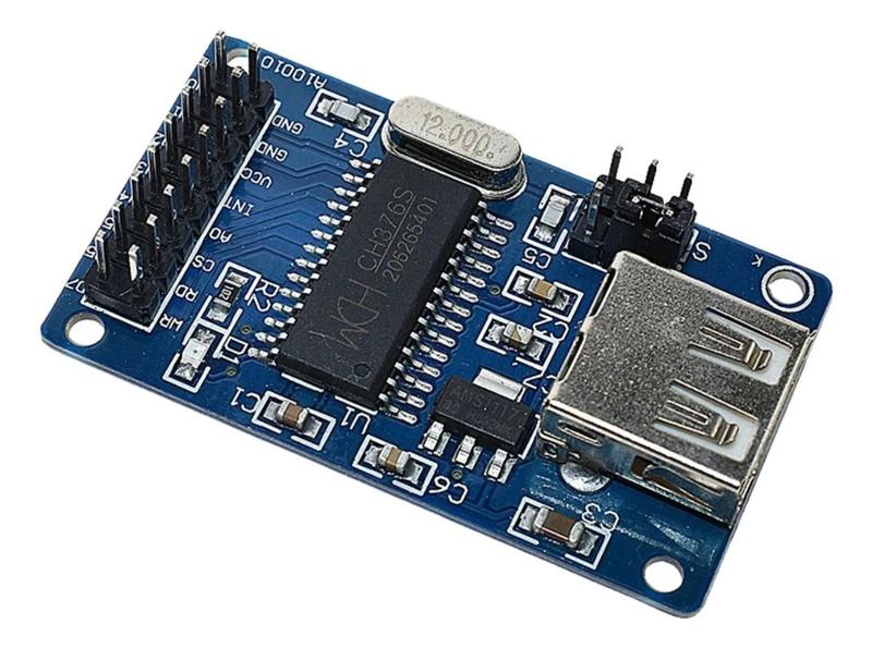 Imagem de Módulo Usb Host Ch376a Interface Serial Microcontroladores