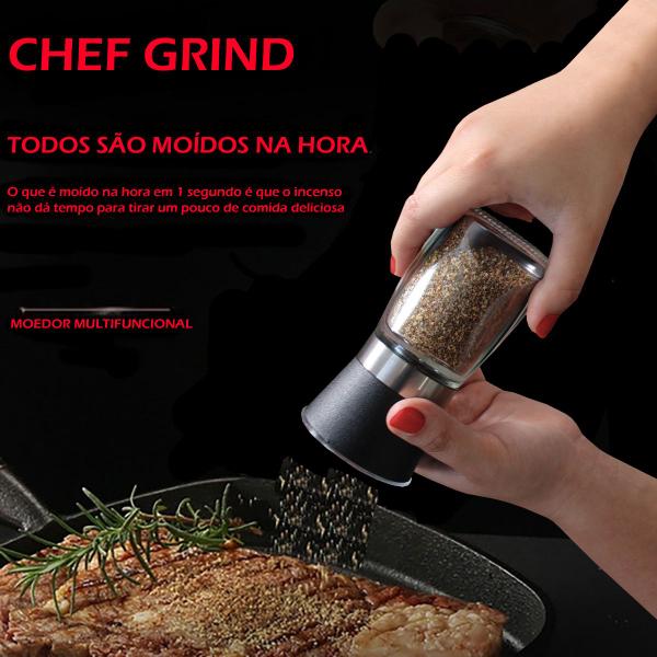 Moedor 13 Cm De Vidro Para Pimentas E Temperos Cosy 170ml Imagem de Moedor 13 Cm De Vidro Para Pimentas E Temperos Cosy 170ml