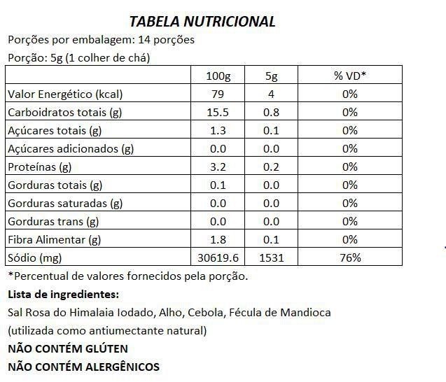 Moedor BR Spices Alho & Cebola & Sal 70gr Imagem de Moedor BR Spices Alho & Cebola & Sal 70gr