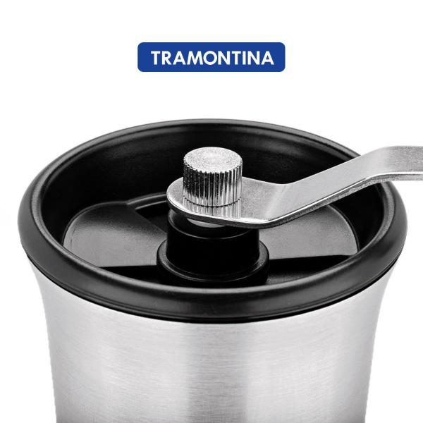 Imagem de Moedor Café E Grãos Aço Inox Manual Tramontina Regulagem