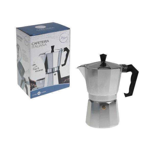 Imagem de Moedor Café Manivela Manual + Cafeteira Italiana Moka 300Ml