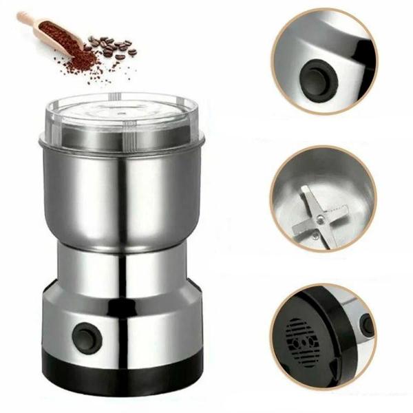 Moedor Café Portátil Aço Inoxidável Elétrico Bivolt Ideal - Desert Imagem de Moedor Café Portátil Aço Inoxidável Elétrico Bivolt Ideal