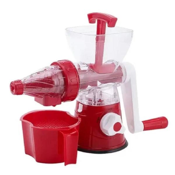 Imagem de Moedor Centrifuga Manual Espremedor Extrator Frutas Legumes Suco Juicer com Jarra