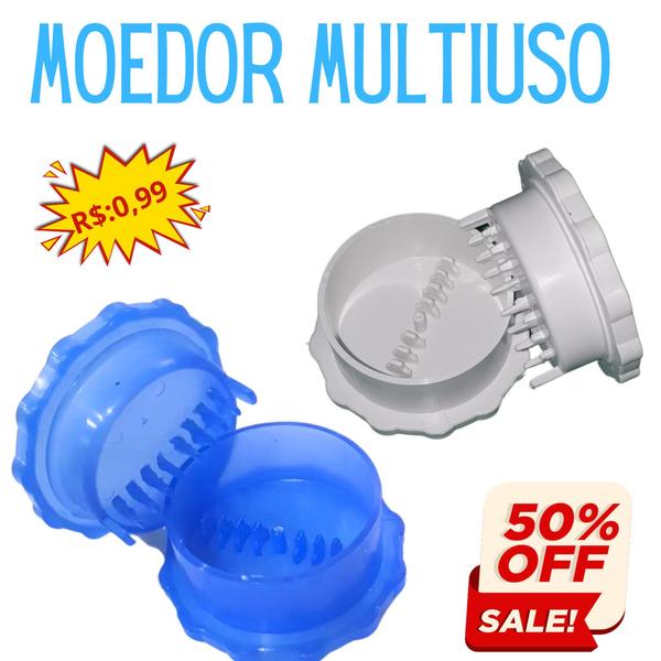 Imagem de Moedor de alho multiuso triturador manual kit 01.