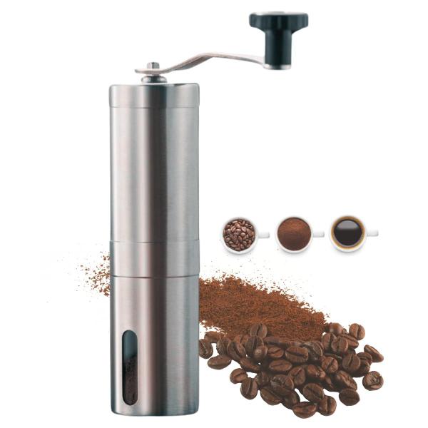 Moedor de Café Grãos Manual Inox Portátil Cerâmica - Novo Sec Imagem de Moedor de Café Grãos Manual Inox Portátil Cerâmica