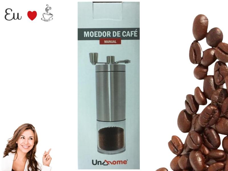 Imagem de Moedor De Café Inox Cerâmica Com Regulagem Do Moinho