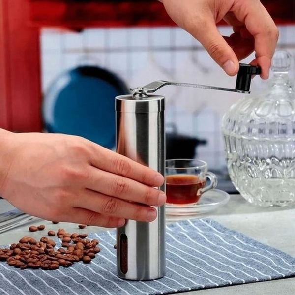 Imagem de Moedor de Café Manual Aço Inoxidável Novidade Oferta