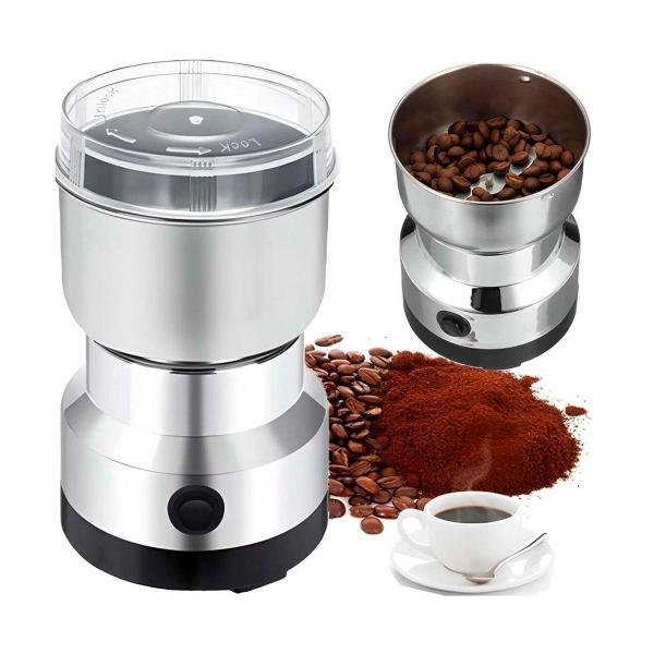 Moedor de Café Portátil Aço Inoxidável Elétrico Bivolt para Moer Grãos 110v - HIGA Imagem de Moedor de Café Portátil Aço Inoxidável Elétrico Bivolt para Moer Grãos 110v