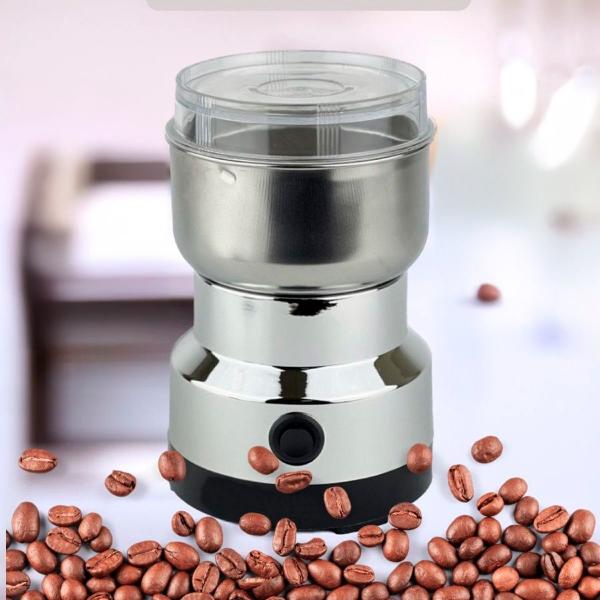 Moedor de Café Portátil Aço Inoxidável Elétrico Bivolt para Moer Grãos 110v - HIGA Imagem de Moedor de Café Portátil Aço Inoxidável Elétrico Bivolt para Moer Grãos 110v