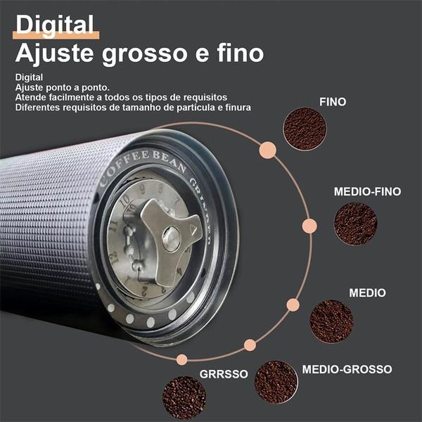 Moedor De Café Triturador Profissional Ajuste Manual De Granulometria Gourmet Com Regulagem Do Moinho - iCoffee Imagem de Moedor De Café Triturador Profissional Ajuste Manual De Granulometria Gourmet Com Regulagem Do Moinho