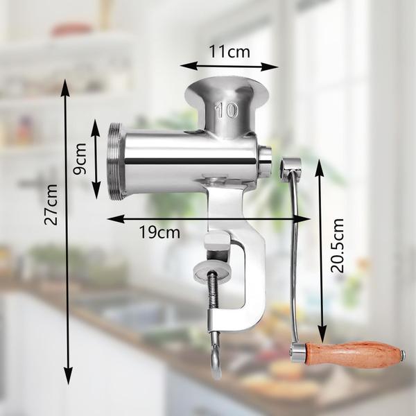 Imagem de Moedor de carne CAM2 Heavy Duty Manual em Aço Inoxidável 10