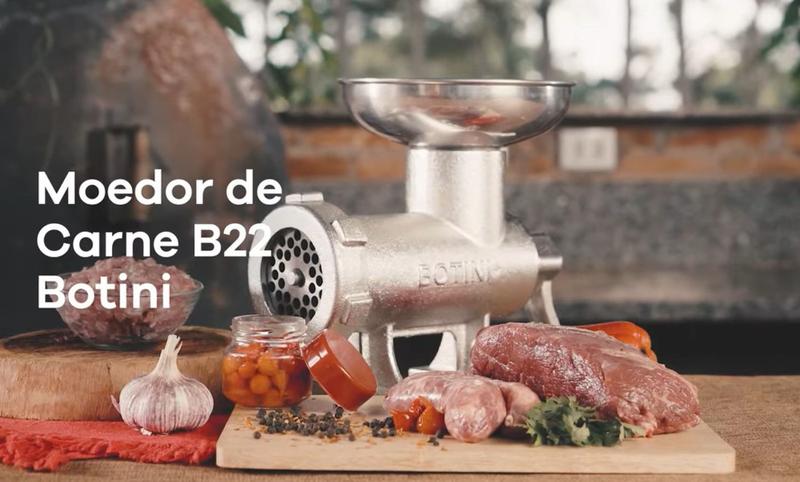 Imagem de Moedor De Carnes Legumes Temperos Manual B22 Botini - Faz Linguiça