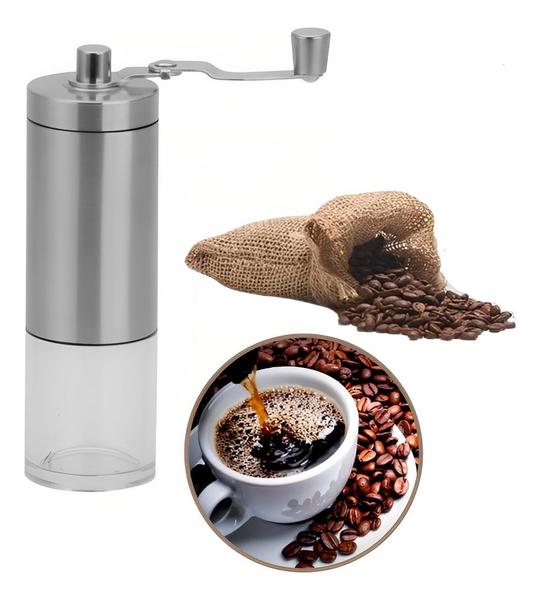 Imagem de Moedor de Grãos Café Manual Portátil Inoxidável Desmontável