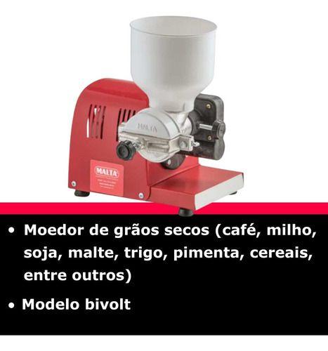 Imagem de Moedor De Grãos Multiuso Elétrico Café Cevada Milho Pimenta Malta Bivolt