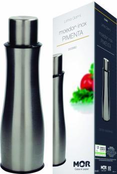 Moedor de Pimenta Aço Inox Garni MOR 3980 Imagem de Moedor de Pimenta Aço Inox Garni MOR 3980