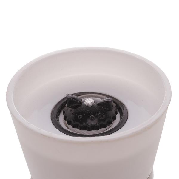 Moedor de Tempero com Vidro e Tampa Branca 170ml Lyor Imagem de Moedor de Tempero com Vidro e Tampa Branca 170ml Lyor