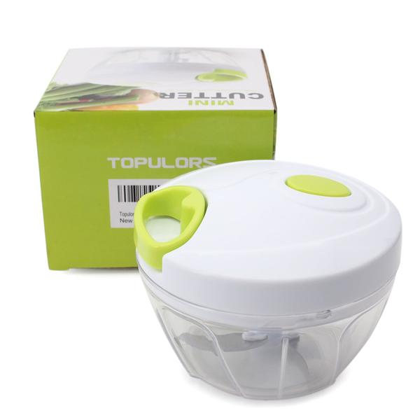 Moedor e Triturador Manual de Alho e Cebola 500ml Processador Manual Fácil e Rápido Temperos Frescos - COMERCIAL MARCO FERRARI DROP RIO Imagem de Moedor e Triturador Manual de Alho e Cebola 500ml Processador Manual Fácil e Rápido Temperos Frescos