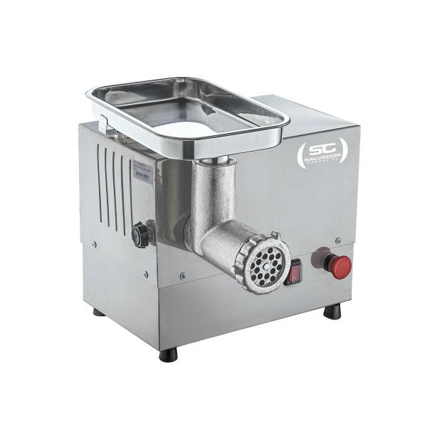 Imagem de Moedor Picador Carne Elétrico Profissional Inox Boca 10 Bivolt 5041 - Malta