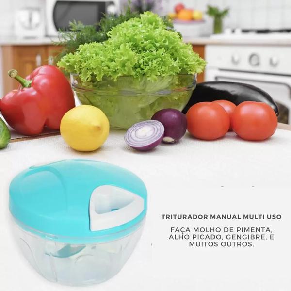 Moedor Triturador de Alho Manual Frutas e Verduras 3 Lâminas - ZONNE Imagem de Moedor Triturador de Alho Manual Frutas e Verduras 3 Lâminas