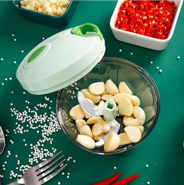 Moedor Triturador de Alho Manual Frutas e Verduras 3 Lâminas - ZONNE Imagem de Moedor Triturador de Alho Manual Frutas e Verduras 3 Lâminas