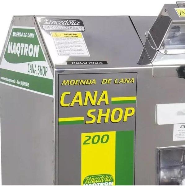 Moenda Cana Shop Estacionária 3 Rolos Inox Maqtron Sem Motor Imagem de Moenda Cana Shop Estacionária 3 Rolos Inox Maqtron Sem Motor