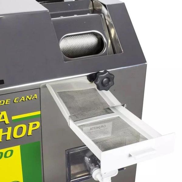 Moenda Cana Shop Estacionária 3 Rolos Inox Maqtron Sem Motor Imagem de Moenda Cana Shop Estacionária 3 Rolos Inox Maqtron Sem Motor