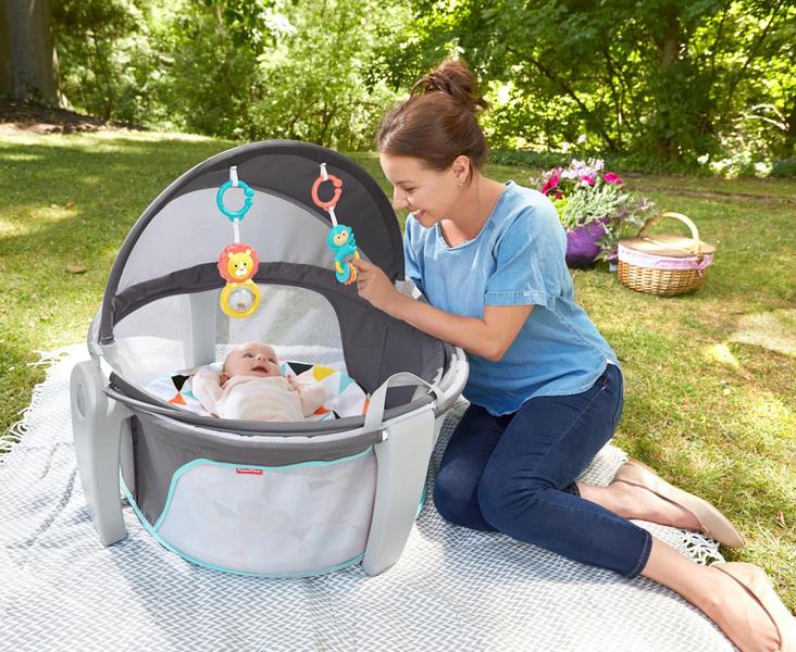 Imagem de Moinho de vento portátil Fisher-Price On-The-Go Baby Dome