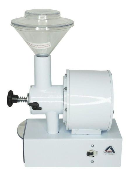 Moinho Moedor de Café Grãos Milho Pimenta Elétrico Alimentação 12V Bateria Arbel MCF 55 Imagem de Moinho Moedor de Café Grãos Milho Pimenta Elétrico Alimentação 12V Bateria Arbel MCF 55