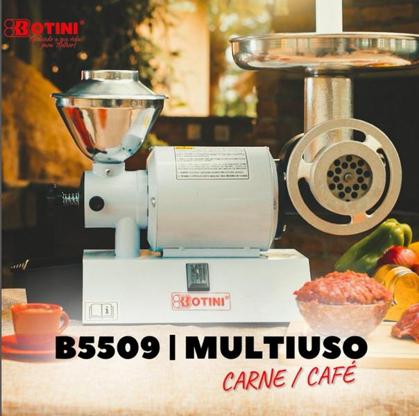 Imagem de Moinho Moedor Elétrico Café Grão Carne Faz Linguiça 127V/220V - B5509 - Botini