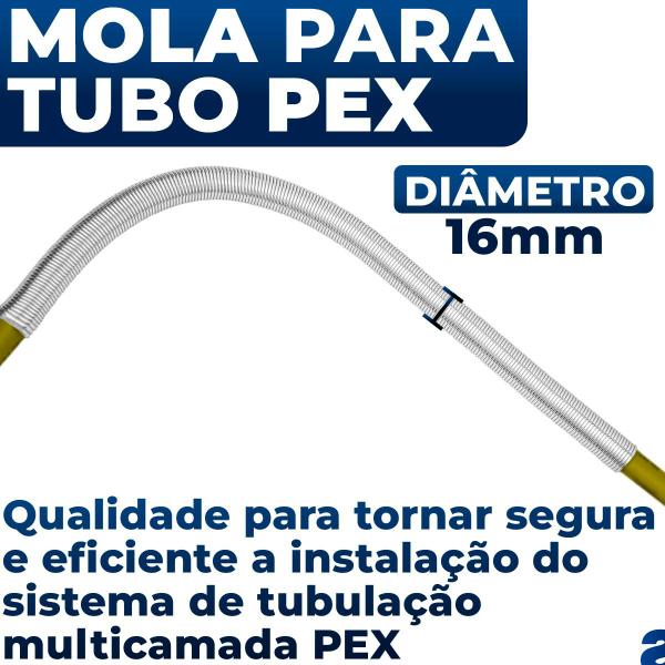 Imagem de Mola Externa Curva Tubo Multicamadas Pex Gás 16mm Astra