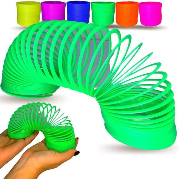 Mola Maluca Brinquedo Infantil Colorida Varias Cores - Europio Imagem de Mola Maluca Brinquedo Infantil Colorida Varias Cores