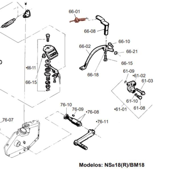 Imagem de Mola Regulador Acelerador Motor Yanmar NS18 NS50 Original