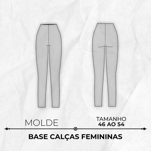 Imagem de Molde base calças femininas by Wania Machado