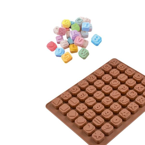 Molde Confeitaria de Silicione com Formato de ABC/MATEMÁTICA - SilverChef Imagem de Molde Confeitaria de Silicione com Formato de ABC/MATEMÁTICA - SilverChef