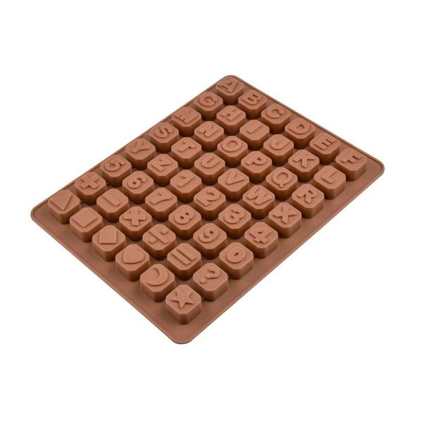 Molde Confeitaria de Silicione com Formato de ABC/MATEMÁTICA - SilverChef Imagem de Molde Confeitaria de Silicione com Formato de ABC/MATEMÁTICA - SilverChef