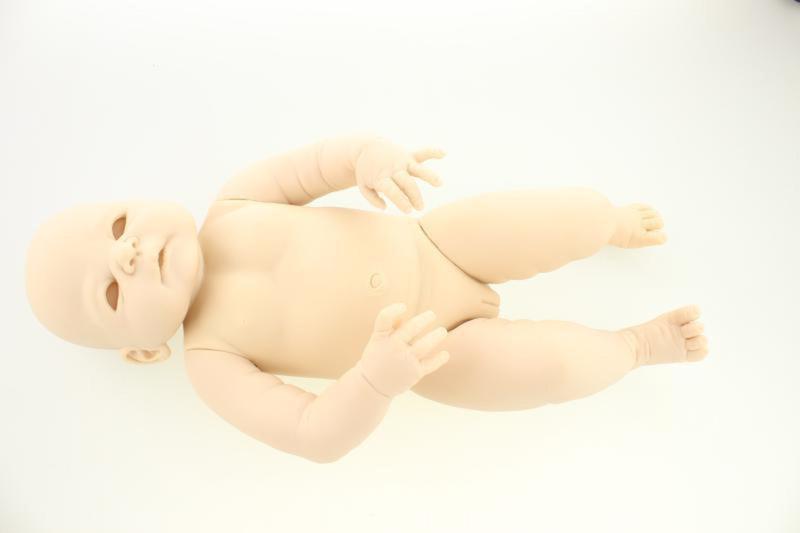 Imagem de Molde de boneca Reborn Baby Doll de 57 cm de silicone modelo DIY NPK DOLL