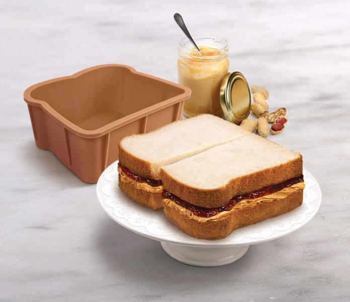 Imagem de Molde de cozimento genuíno Fred CAKEWICH Silicone Brown