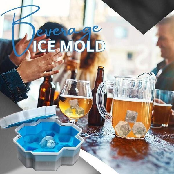 Imagem de Molde de gelo para bebidas Wokex 3D Dice Silicone 18 cm azul