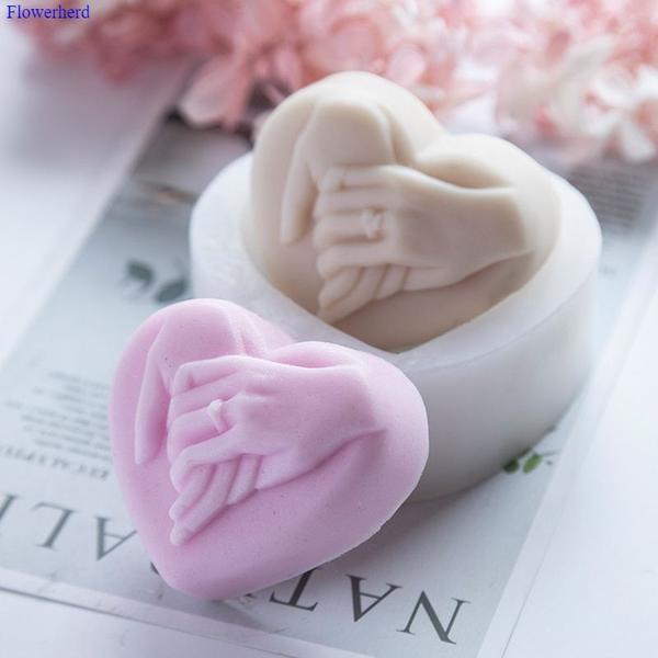 Imagem de Molde de sabão Wokex 3D Heart Shape Heart Silicone