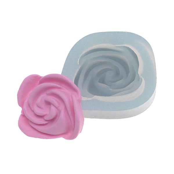 Imagem de Molde De Silicone 360 - Rosa Parish - Rosa - Flor - Flexarte