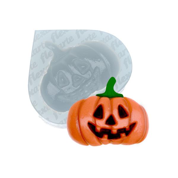 Imagem de Molde De Silicone 879 - Abóbora Média De Halloween