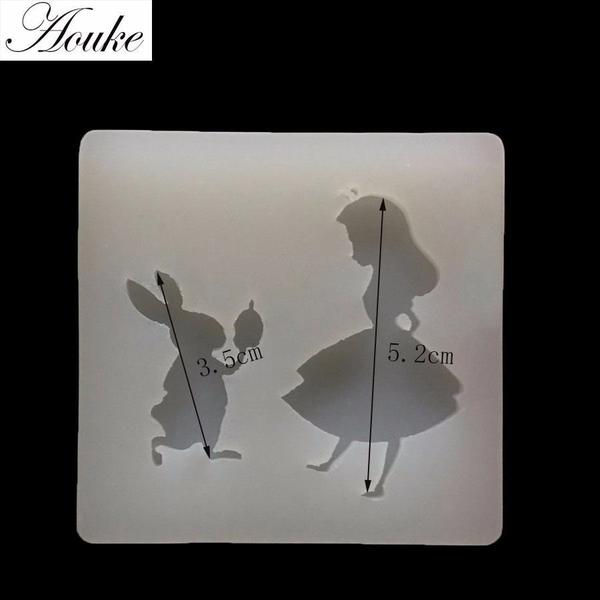 Imagem de Molde De Silicone Alice E O Coelho Confeitaria E Biscuit