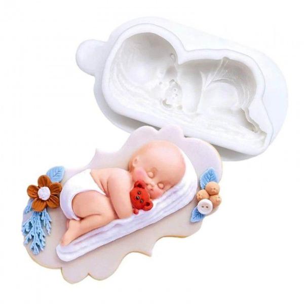 Imagem de Molde De Silicone Bebê Dormindo Mod 3