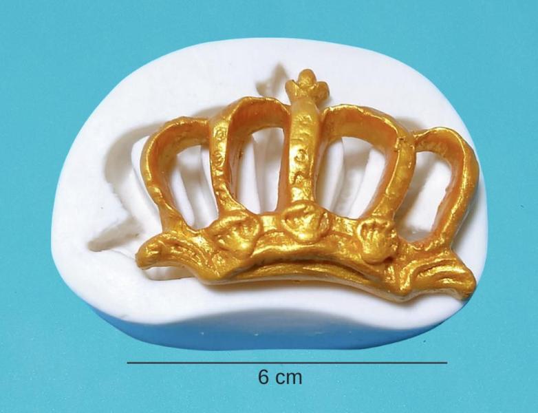 Imagem de Molde de silicone biscuit e confeitaria  - coroa realeza